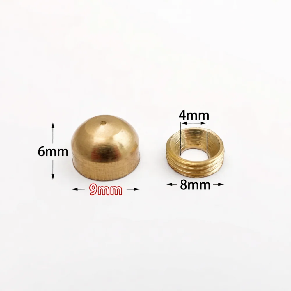 Decorative Brass Screw Caps Antique Furniture Hardware Copper Cover Nails For Mirrors Frames And Signage Fixing Hardware Accesso