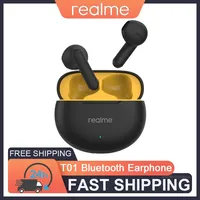 New Realme Buds T01 Earphone Wireless Bluetooth Earbuds Outdoor Sports Noise Reduction Headphone HiFi Stereo HD Mic Call Headset