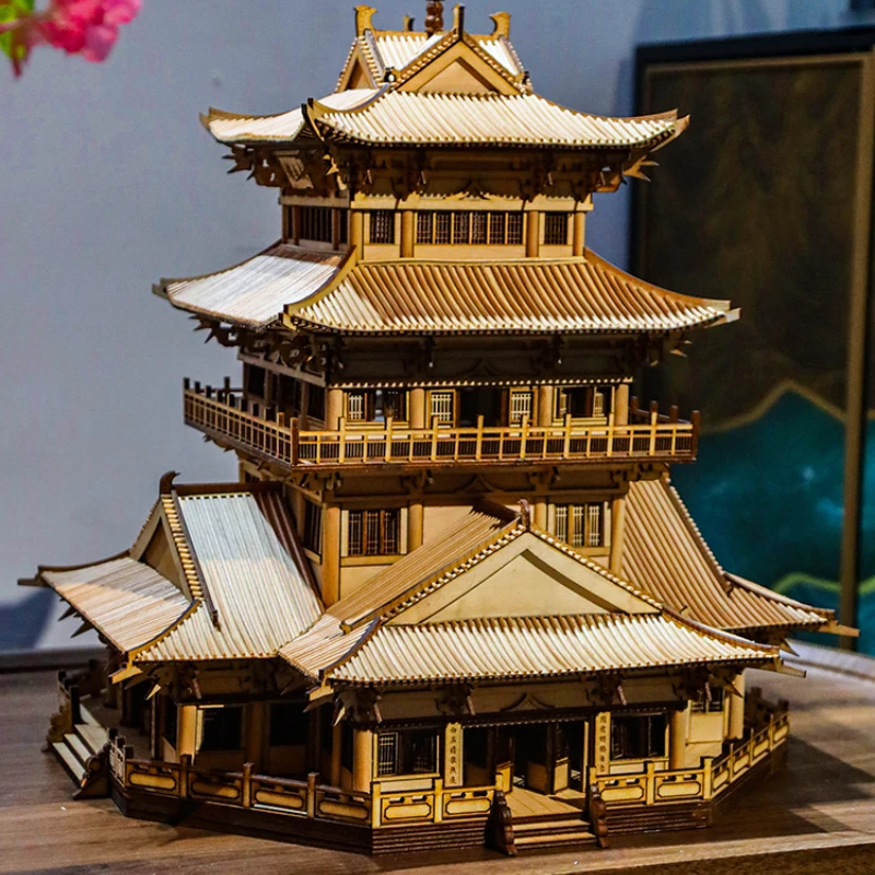 

New Chinese Ancient Building Decoration Handmade Chinese Style Palace Wooden