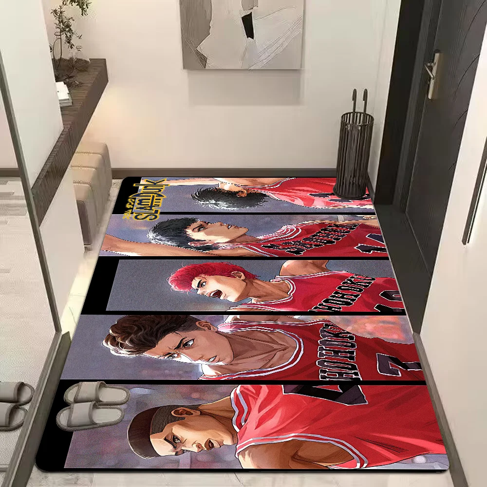 Bilibili SLAM DUNK Room Mats Nordic Style Home Doormat Bathroom-Toilet Mats Bedroom Hotel Decor Mat