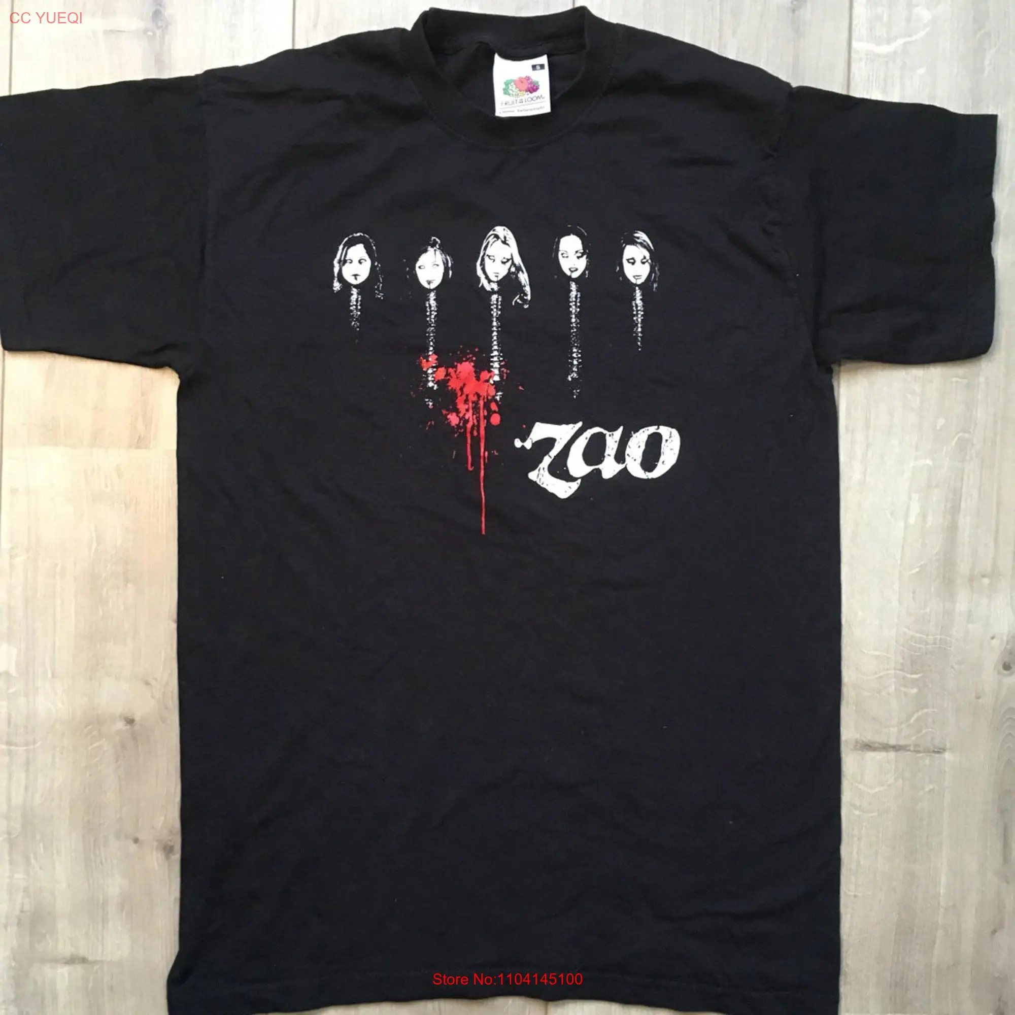 Zao original shirt 2002 tour strongarm tooth and nail metalcore converge metal sludge long or short sleeves