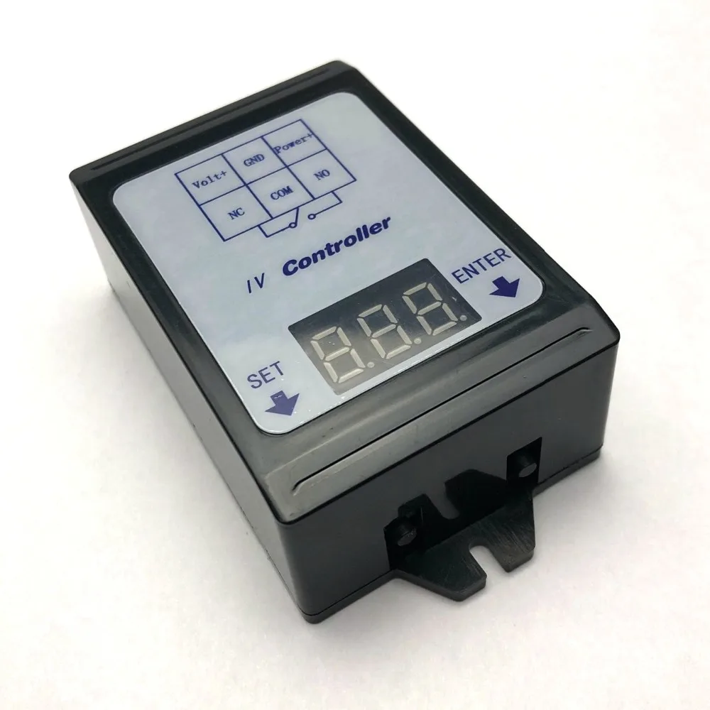 DC Voltage Detection Control Relay 6-80V for 48V/60V Battery Charge Discharge & 30A On/Off Switch