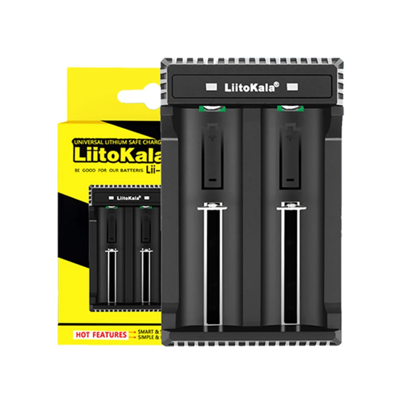 LiitoKala Lii-L2 18650 3.7V 18650 26650 21700 20700 20650 18500 18490 18350 Rechargeable Battery Charger