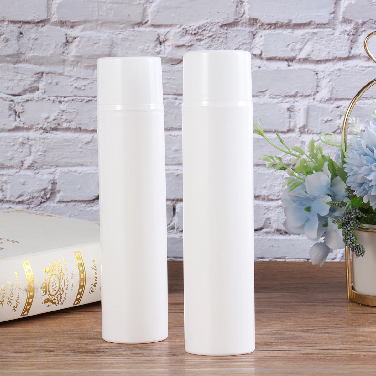 

3 Pcs Bottled Foaming Travel Size Refillable Bottles Travelling Plastic Dispenser with Pump Push Type