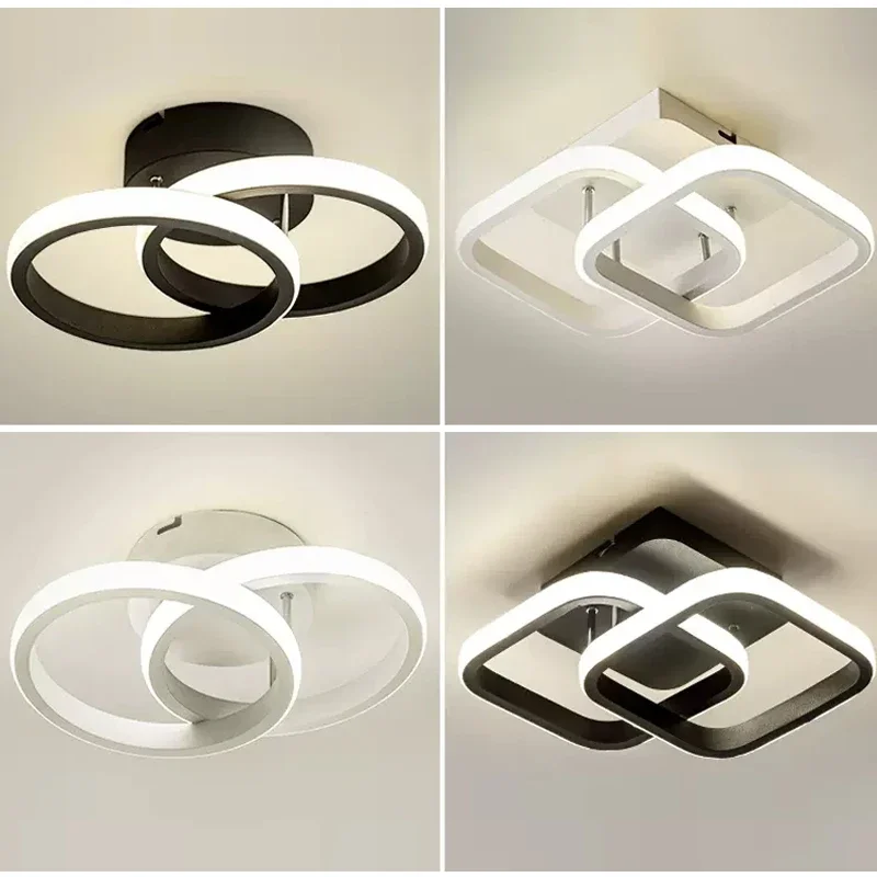 Nordic LED Ceiling Lamps for Aisle Bedroom Living Room Modern Personality Creativity Simple Ceiling Light Decor Lighting Luster