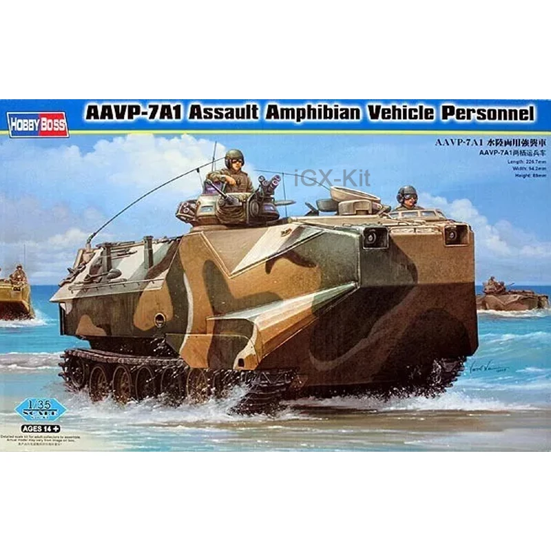 Hobbyboss 82410 1/35 AAVP7A1 AAVP-7A1 Assault Amphibian Personnel Vehicle Carrier Hobby Craft Toy Plastic Model Building Kit