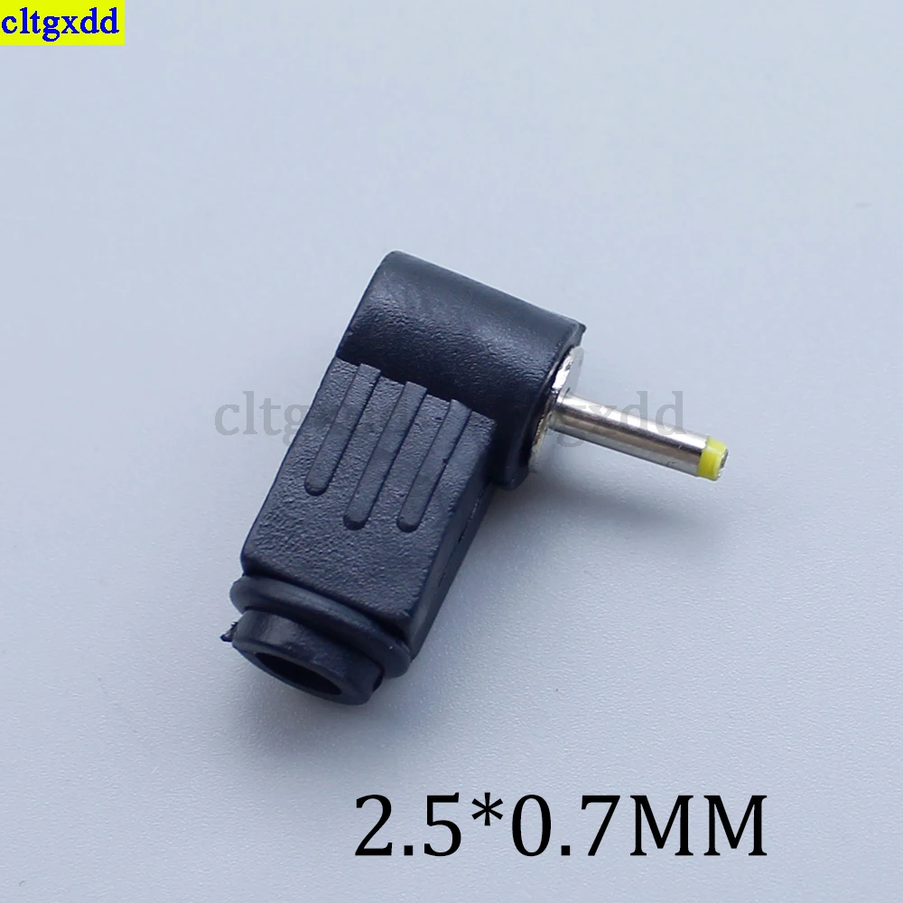 Cltgxdd 5 шт. 2,5x0.7/5.5x2.5/5.5x2.1/4.8x1.7/4.0x1.7/3.5x1.35/3.5x1,1 мм Штекерный разъем питания постоянного тока угол 90 L-образный штекер