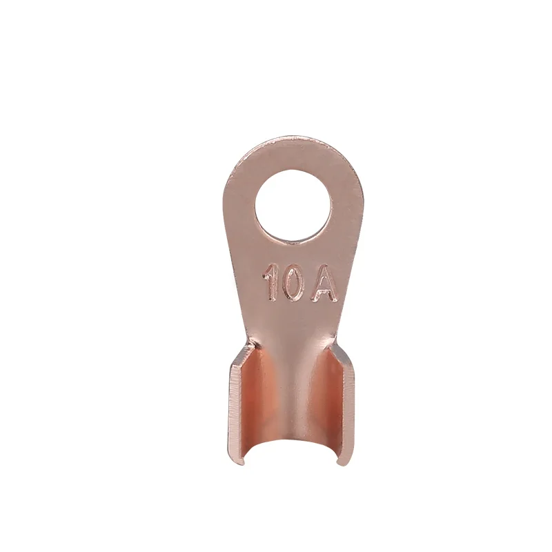 Terminal OT Series 5/10/20/30/40/50/100/200~1000A Splice Wire Dia Copper O shape Circular Naked Battery Cable Connector Open Lug