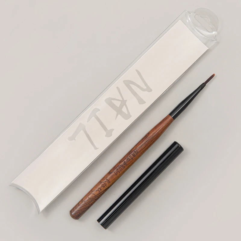 Pennello professionale per nail art scozzese per tartan e linee Pennello da disegno per pittura con dettagli sottili Strumento per unghie per manicure con estensione gel UV fai-da-te