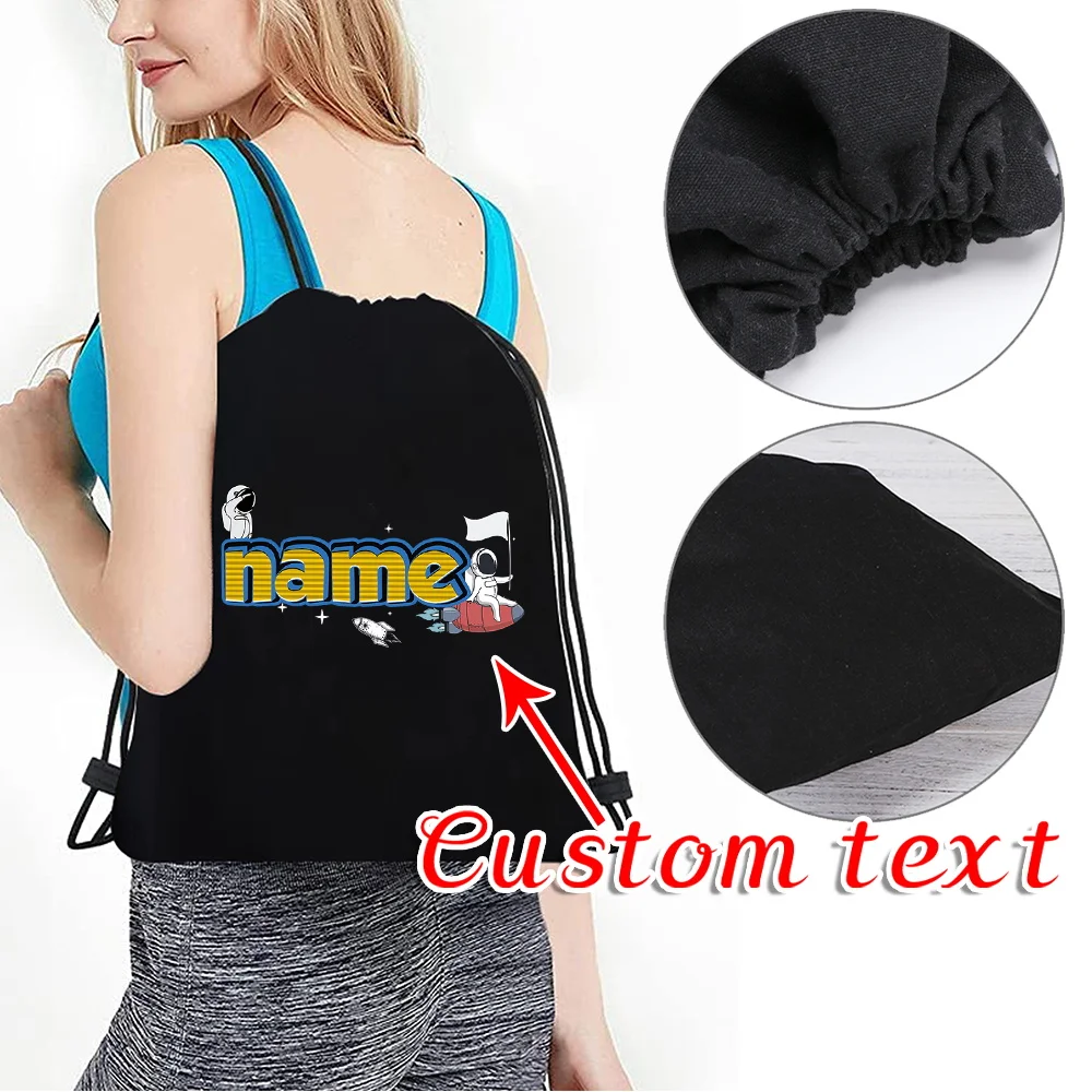 

Personalized Customization Name Women's Drawstring Backpack Sports and Fitness Bag Casual Backpack Customized Product