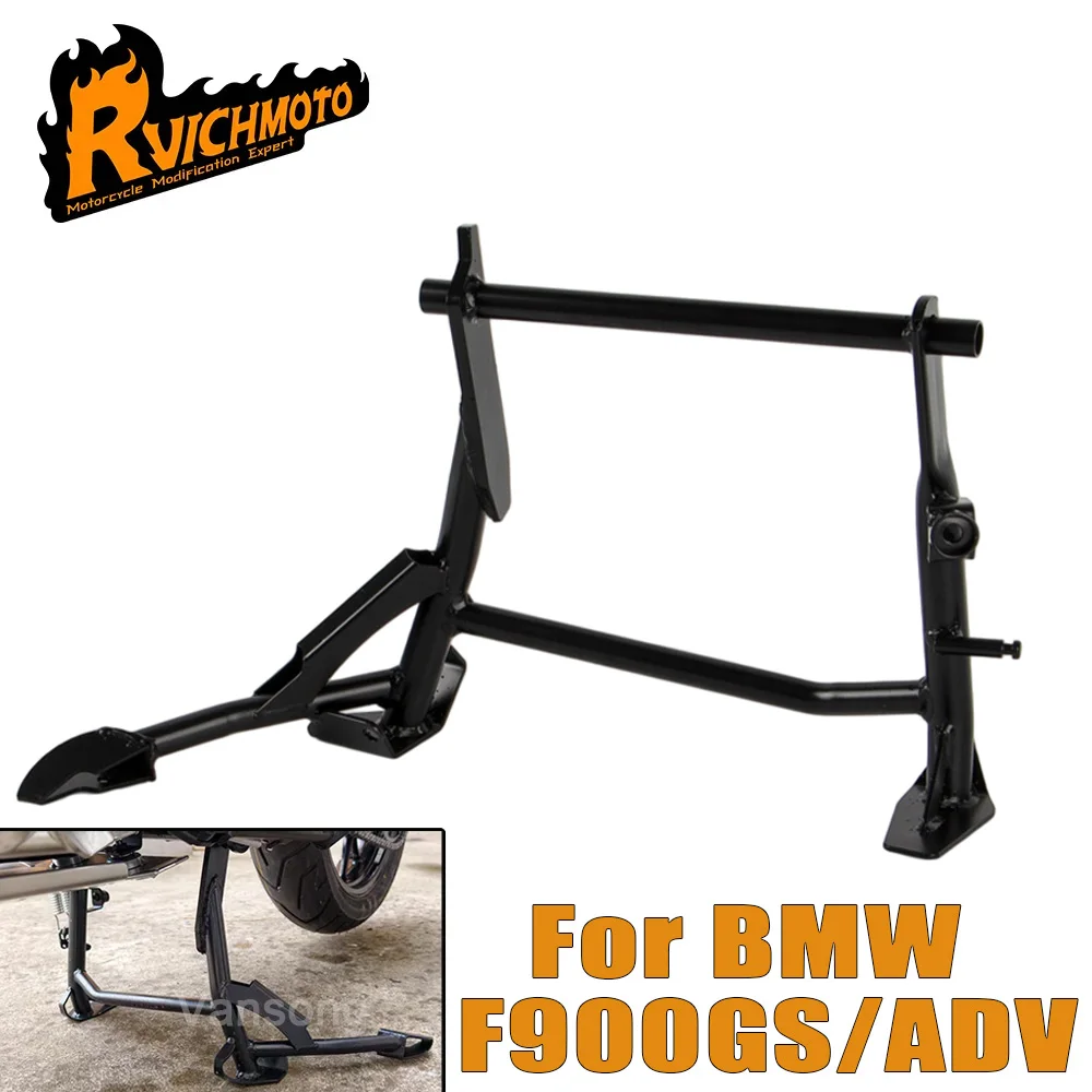F900GS/ADV Center Kickstand Central Parking Stand Foot Support Bracket Steel Rack For BMW F900GS F900GSA F900 GS GS900 Adventure