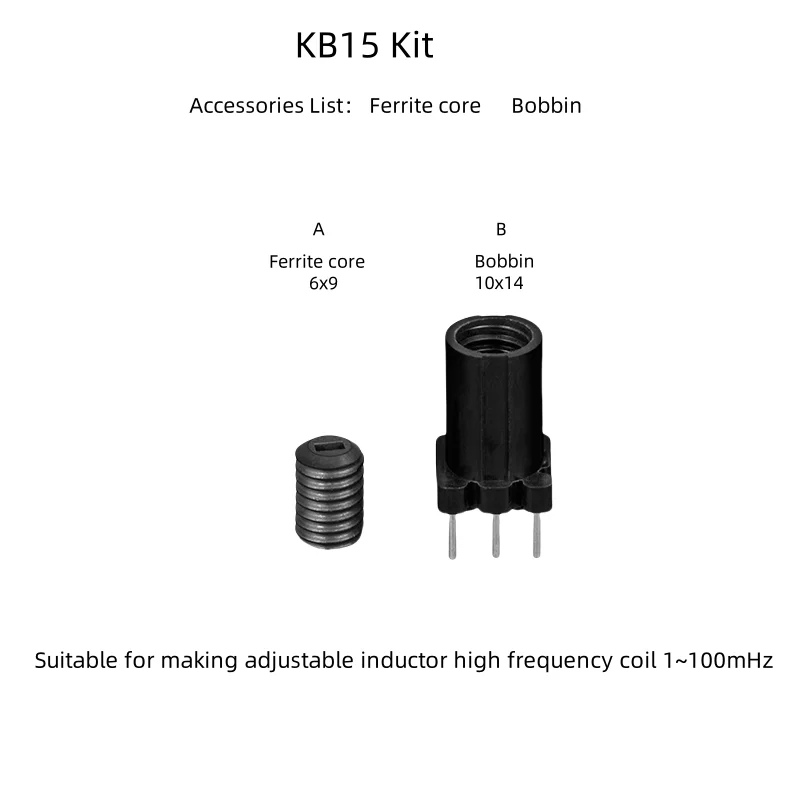 10 pieces of KB Series Ham Radio Homemade High Frequency Adjustable Inductor Coil accessories