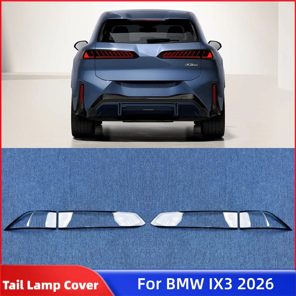 

For BMW IX3 2026 Accessories For Vehicles Replacement Car Lights Shell Turn Signal Light Cover Car Taillight Lens Cover