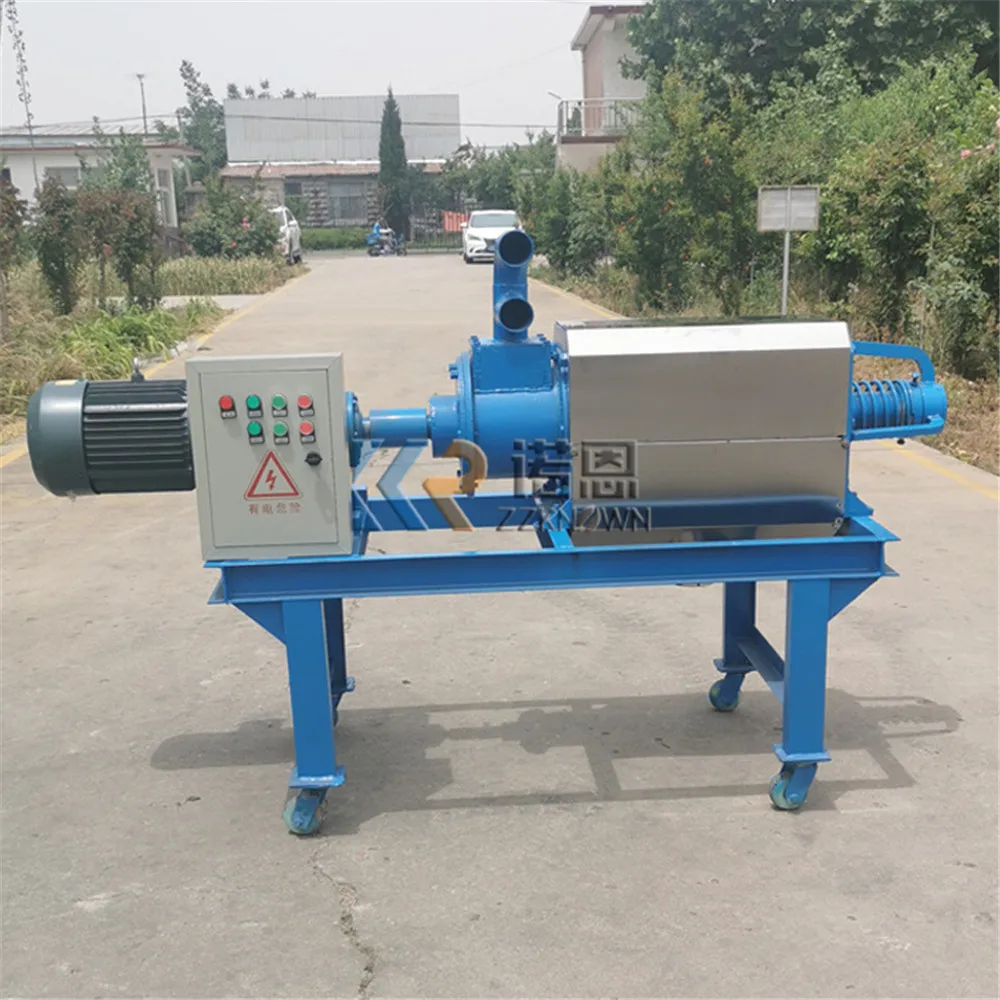 Professional Farming Animal Chicken Solid Liquid Separator Automatic Poultry Manure Drying Machine Cow Dung Dewatering Machine