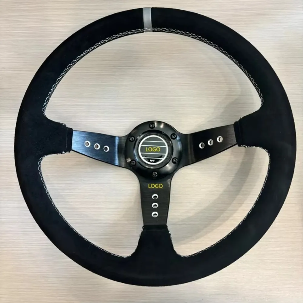 

Универсальный 14-дюймовый высококачественный замшевый модифицированный руль JDM Racing JDM