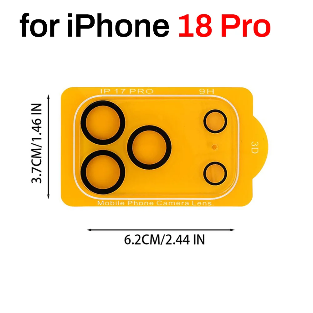 Voor iPhone 18 Ultra 9H Gehard Glas Lensbeschermer voor iPhone 18 Pro/18 Pro MAX HD Heldere Cameralens Anti-kras Film 18PM