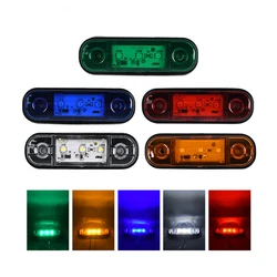 1 pz 12-30V 3LED Side Marker Light Car luce esterna avvertimento fanale posteriore luce freno di segnalazione per camion rimorchio camion autobus