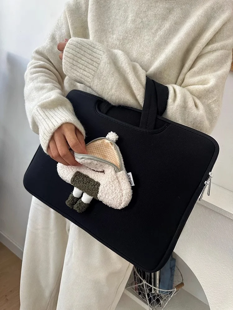 Cute Shockproof Laptop Sleeve Case Bag For Macbook Air Pro13 14 15 16 Ipad Pro11 12.9 Inch Samsung Tablet Pouch Laptop Bag Women
