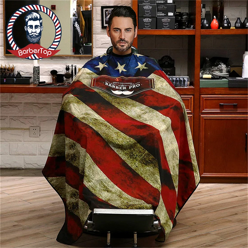 

Barbershop Haircut Apron Professional Antistatic Hairdressing Cape Salon Hairdresser Hair Dye Dressing Gown Styling Accessories