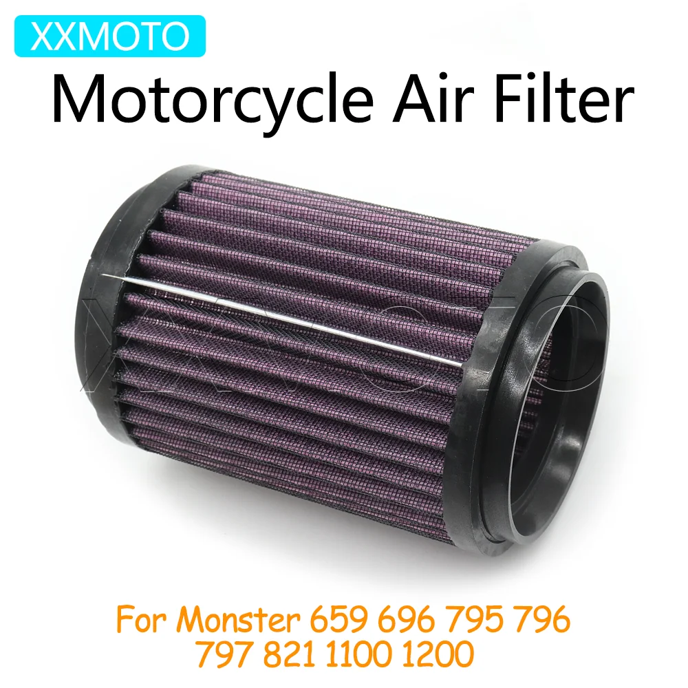 For Ducati Monster 821 1200 Scrambler 400 800 Hypermotard 796 950 Supersport 950 939 Motorcycle Air Filter Intake Cleaner