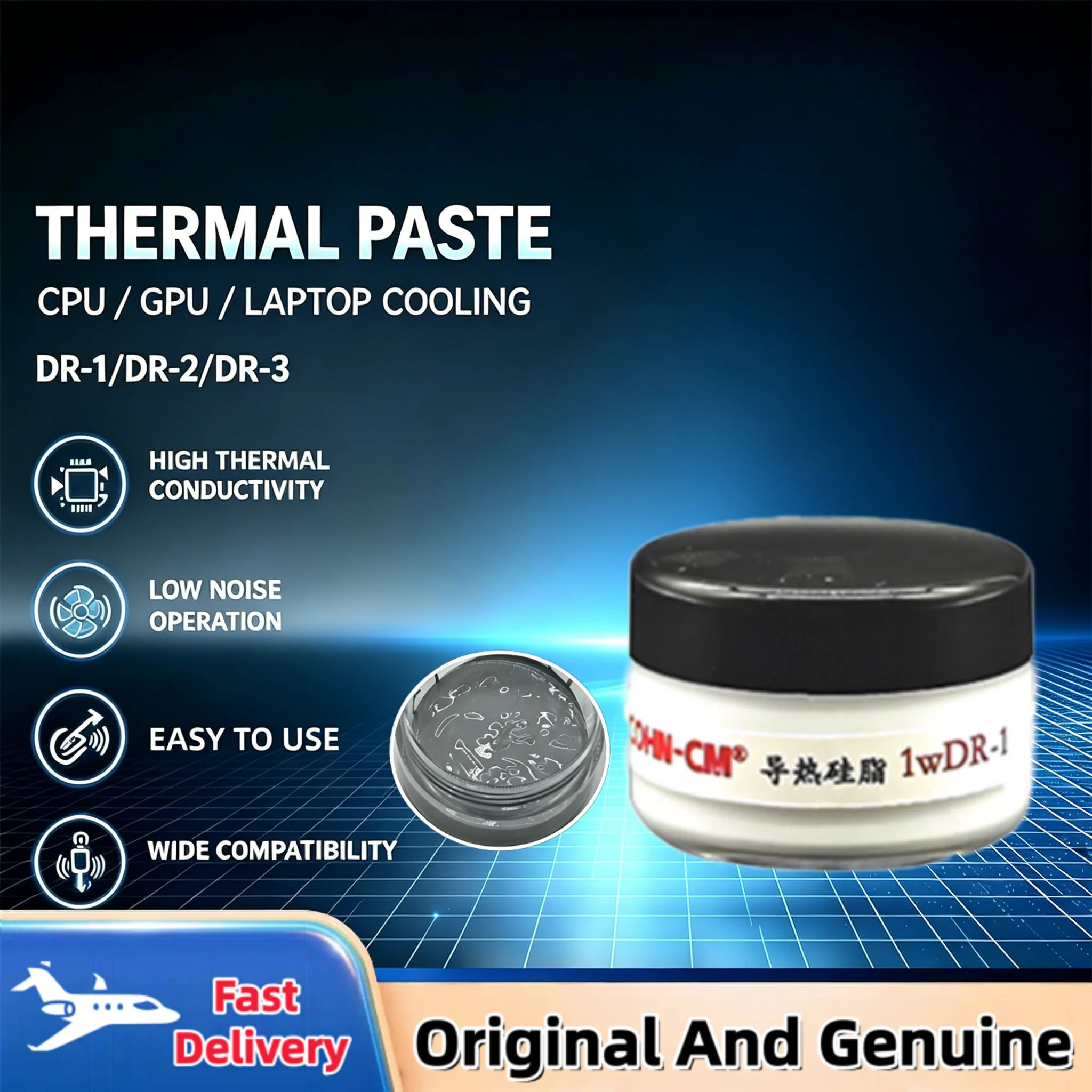 Thermal Conductive Silicone Grease for CPU Notebook Graphics Card High-Quality Heat Sink Paste for Enhanced Cooling Performance