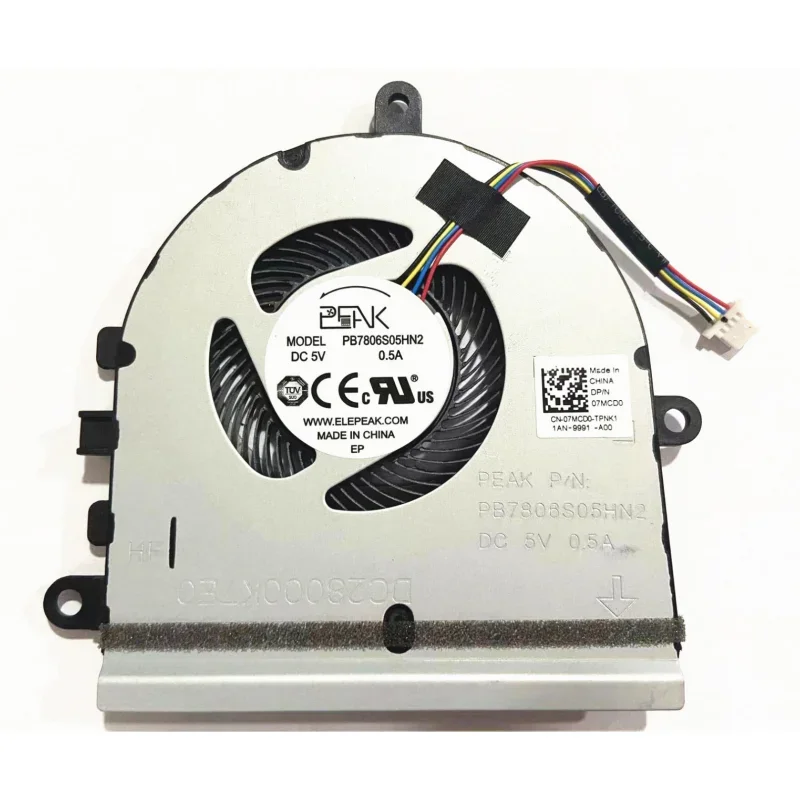 

New Original for Inspiron 5570 15-5575 3583 P75F 3501 Notebook Cooling Fan