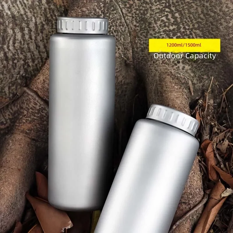 For for Silver Ant Pure Titanium Large Capacity Kettle Ultra Light Portable Outdoor Sports Single Layer Non Insulating Water