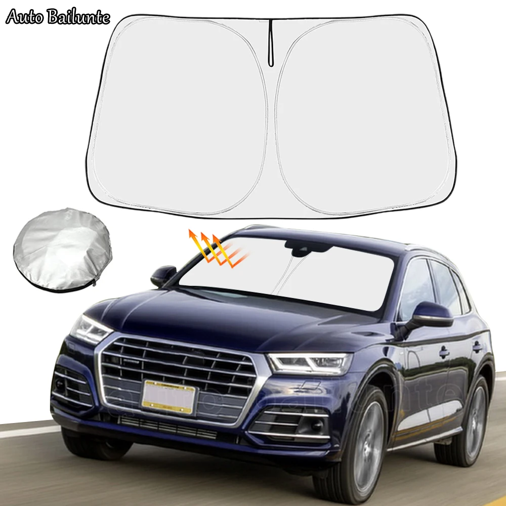 For Audi Q5 2018 2019 2020 2021 2022 2023 2024 Car Windshield Sunshade Front Rear Window Visor Auto Accessories UV Protection