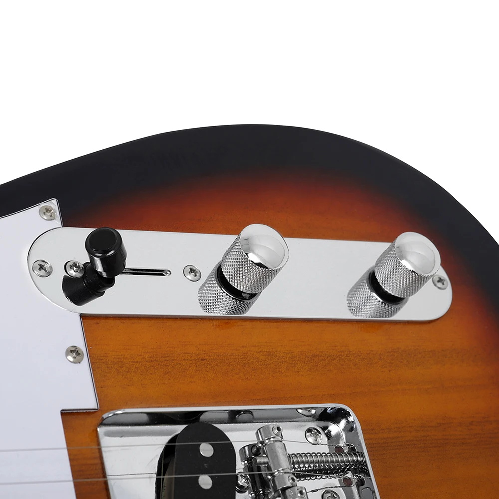 6-strunowa retro gitara elektryczna 24 progi gitara z powierzchnią lipy Guitarra z palisandrową podstrunnicą instrument muzyczny strunowy