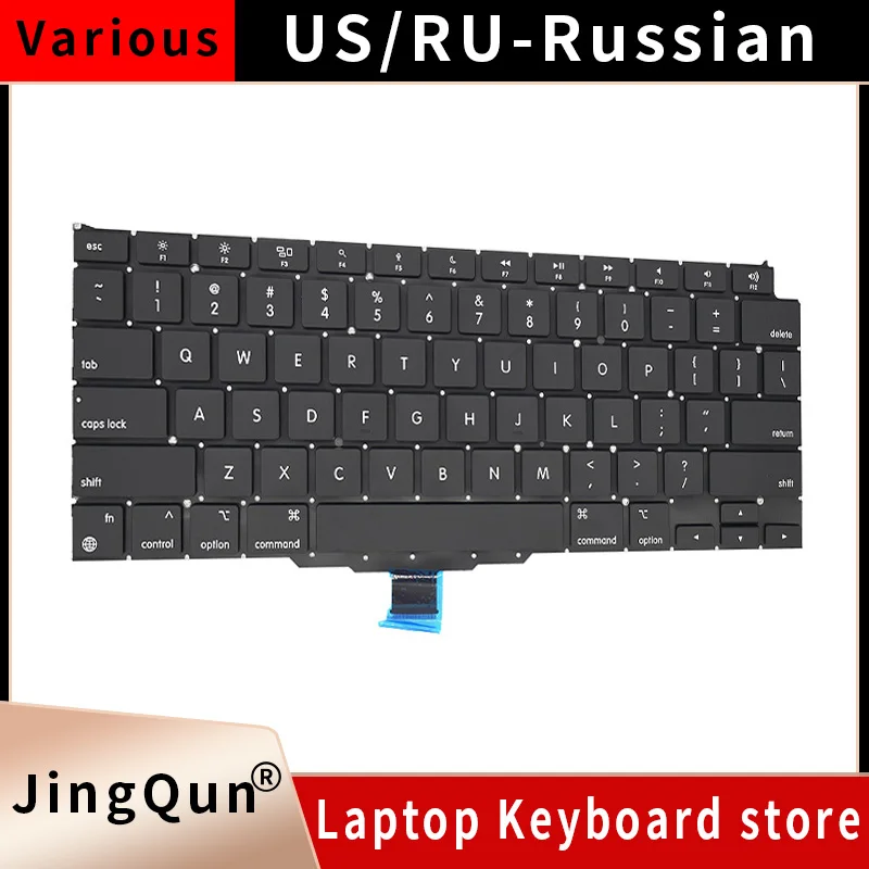 

New US/UK/RU/GR/FR/SP/BR/IT/PT/PO/TR/TI Laptop Keyboard For Apple Macbook Air 13" M1 A2337 Replacement Notebook Keyboard