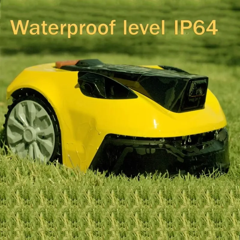 AI Vision RTK Boundary Free Robotic Lawn Mower for Fully Automatic Yard Weeding 1500m Coverage Durable High Performance