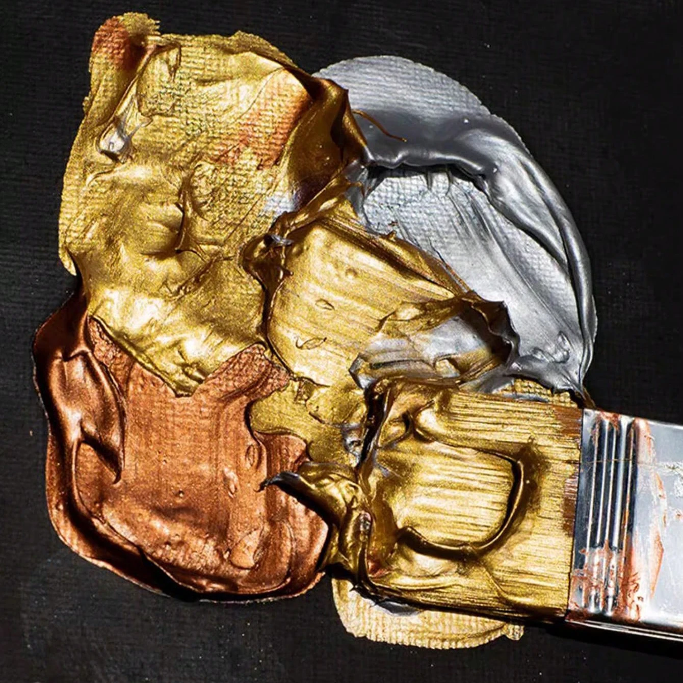 1Pcs 100ml Acrylic Paint Metal Gold Silver Copper Gypsum Doll Drip Glue Hook Paste Handmade DIY Dyeing Painting Graffiti Pigment