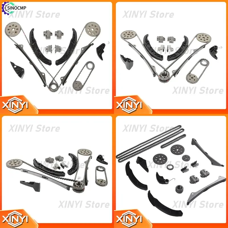 Timing Chain Kit for Hyundai Santa Fe Sonata Azera Veracruz Kia Sorento Sedona 3.3L 3.5L 3.8L G6DB G6DC G6CD G6DA Engine