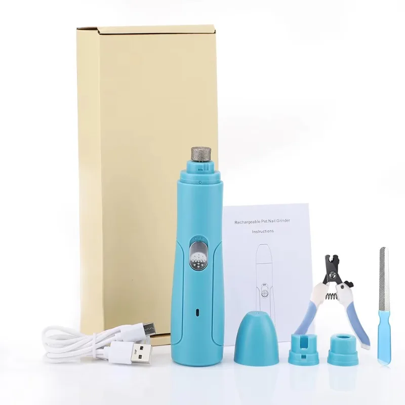 Pet Nail Grinders for Dogs Cats Grooming Tool Pet Nail Clipper&File USB Charging Electric Pet Dog Nail Grinder