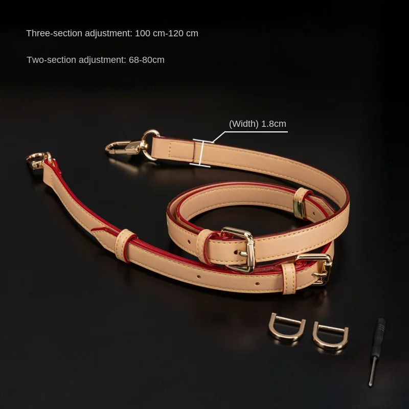 Adjustable bag Strap for LV Speedy 20 25 30 Shoulder Straps Ajustable 100~120cm Crossbody Long Bags Belt Accessories