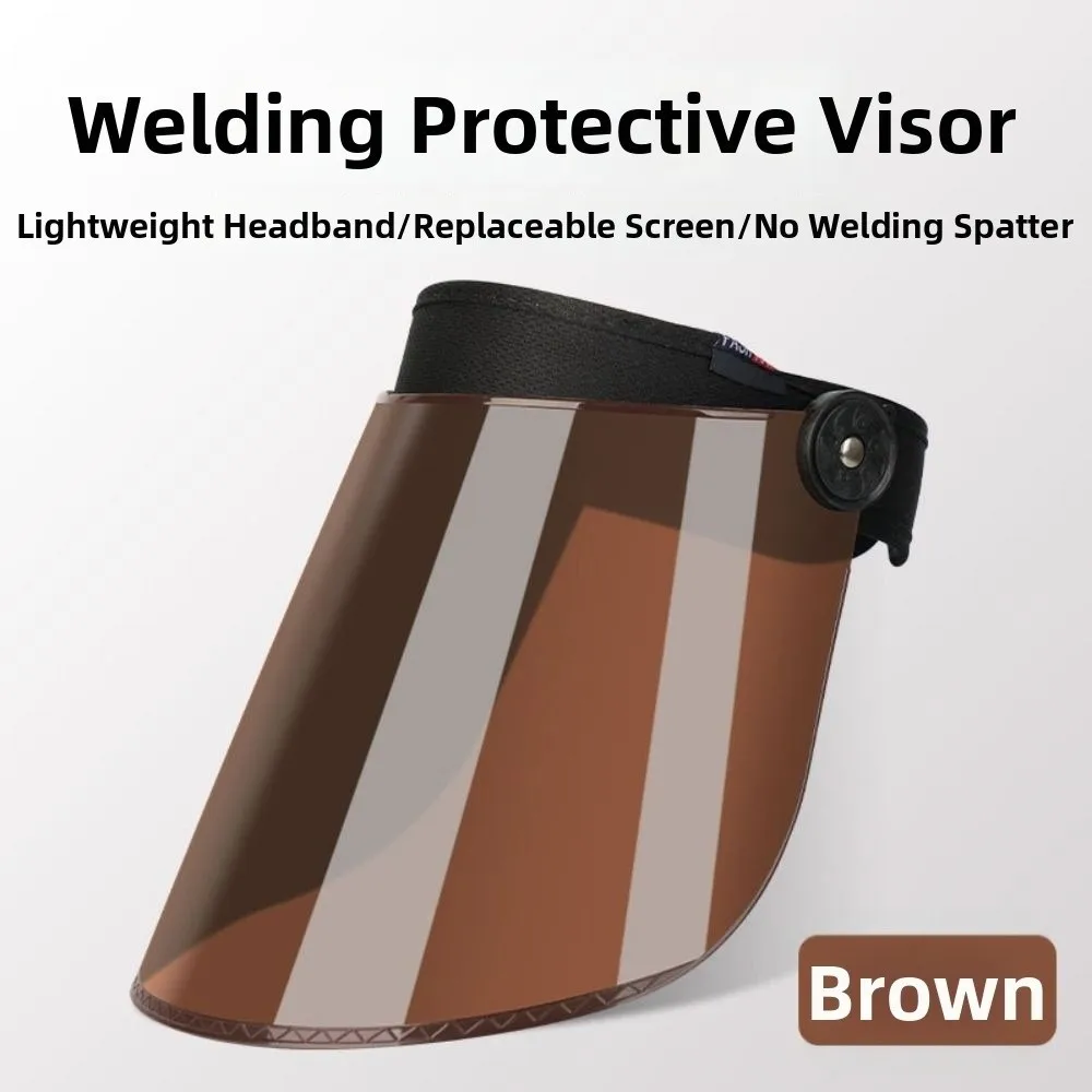 Professional Anti-UV Welding Mask Adjustable Scratch Resistant Sun Visor Empty Top Full Face Cover Welder Helmet Sport