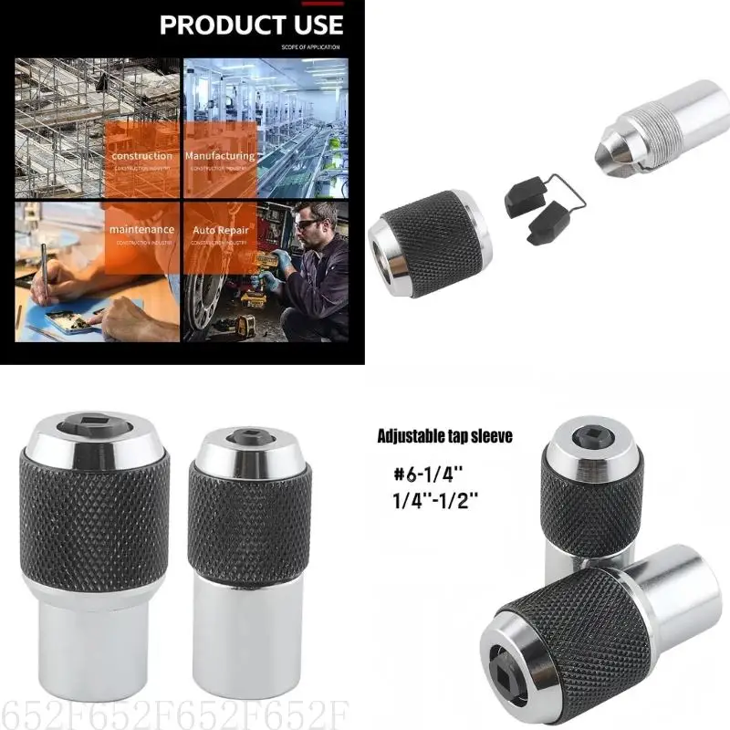 

652F 2PCS Tap Socket Set 3/8 "Регулируемый приводной экстрактор набор