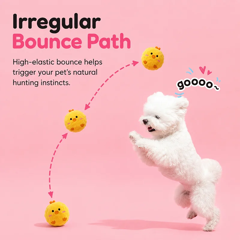Plush Squeaky Dog Toy for Small Medium Dogs Soft Animal Shape Puppy toy Interactive Pet Toy with TPR Inner Ball Dog Accessories