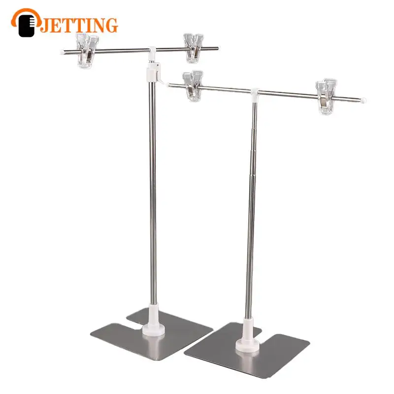 Adjustable T-Shape Background Frame Professional Photography Photo Backdrop Stands With Clamps For Camera Video Photo Studio