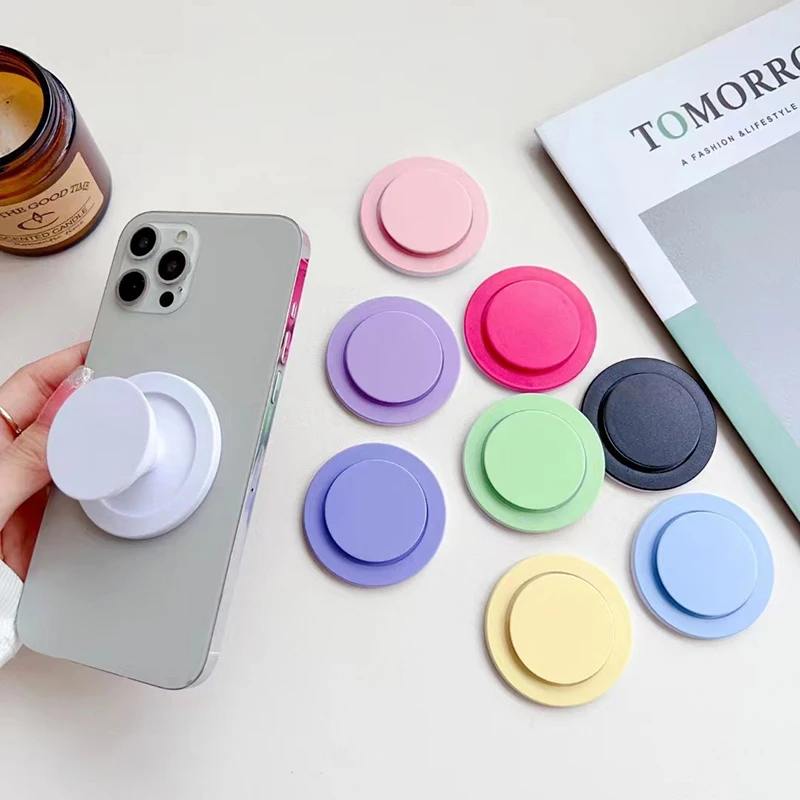 

Магнитная расширяющаяся подставка, гнездо, держатель для кольца на палец для MagSafe для iPhone 15 14, крепление для телефона Samsung, аксессуары для телефонов