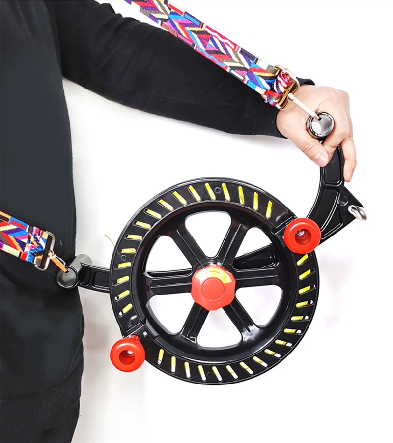 จัดส่งฟรี ABS Kite Reel สําหรับผู้ใหญ่ Professional Parachute Kevlar สายเกมวินด์เซิร์ฟสําหรับภายนอก Kite Parafoil GIANT Kite