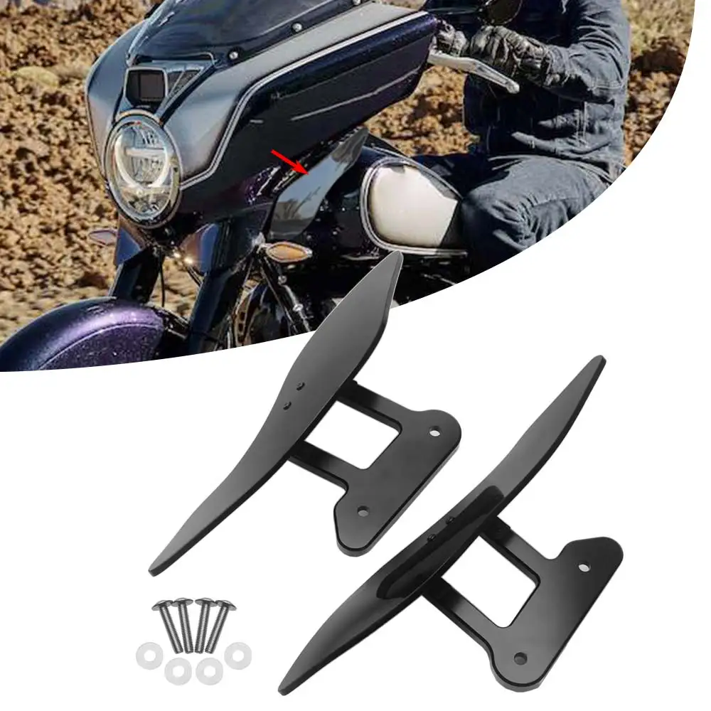 

For BMW R18 B R18B Bagger R18 Transcontinental 2021-2026 2pcs Black Motorcycle Air Wind Deflector Side Fairing Windshield
