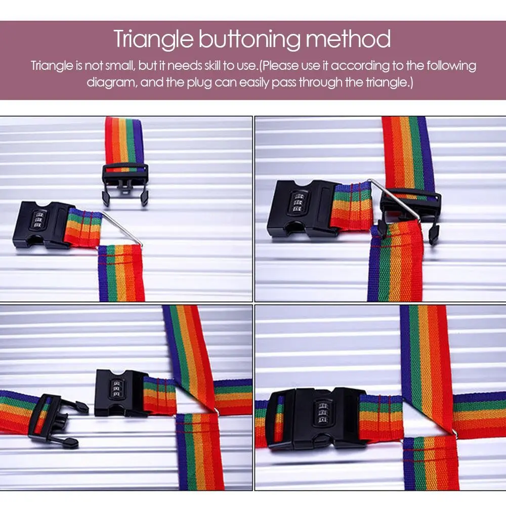 Belts Packing Belt Password Lock Packing Belt Travel Suitcase Accessories Luggage Buckle Strap Luggage Strap Bundling Belt