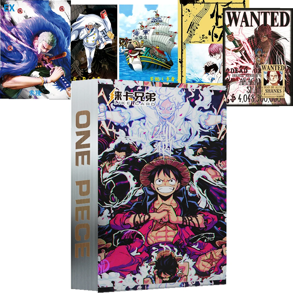 one-piece-trendy-collection-cards-popular-classic-youth-adventure-anime-unique-creative-character-portrait-cards-birthday-gifts