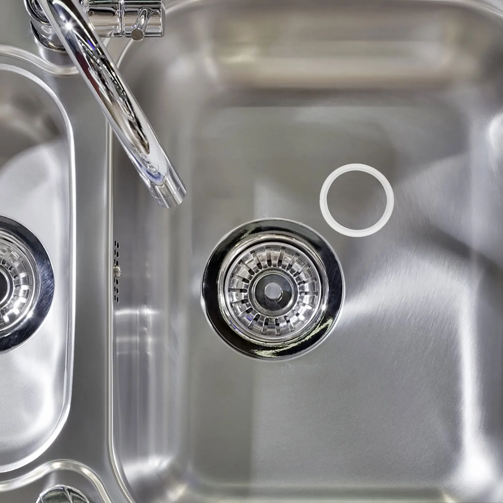 

10pcs Silicone Sealing Gaskets Waterproof Universal Replacement For Bathroom Kitchen Sink Drain Tub Overflow Mounting