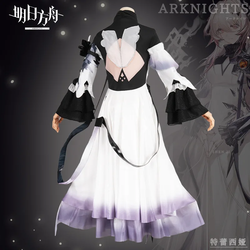 

Костюмы для косплея Arknights Theresia, костюм персонажа аниме-мультфильма Civilight Eterna King of Sarkaz для Хэллоуина, ролевых игр HCos