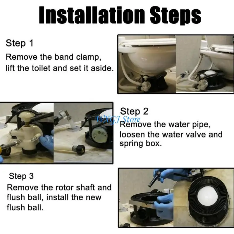 

37JE Comprehensive Toilet Flush Ball 385318162 600342537 600342766 For RVs Ensuring Quiet Operation And Long Lasting Use