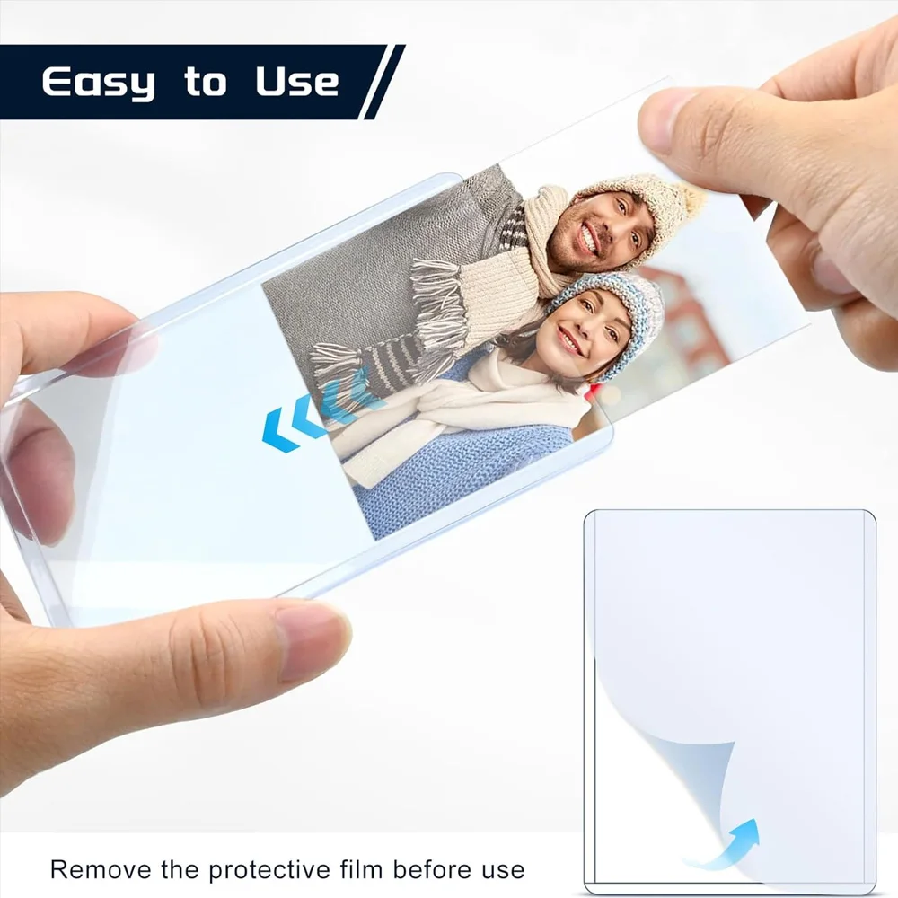 1/25/50Pcs 35PT Clear Kpop idol Photocard Sleeve Anti-scratch 3X4" PVC Gaming Trading Card HD Plastic Collect Holder