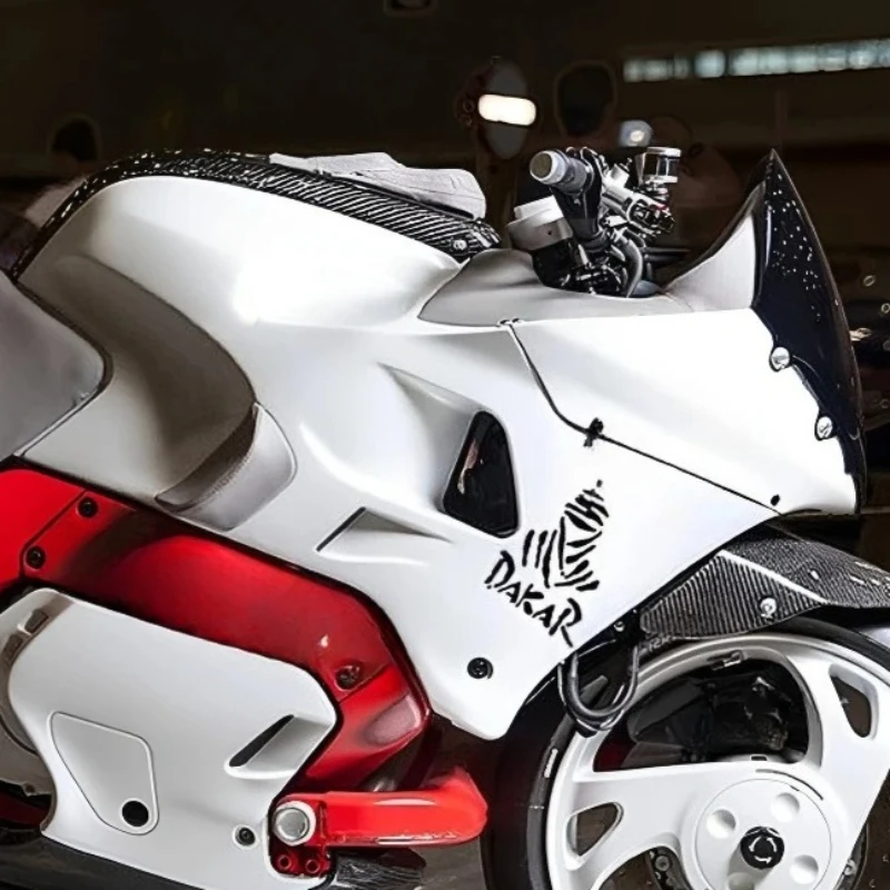 1PC For Dakar Motorcycle Reflective Stickers Personalized Windshield Decals For Bike Body Decoration And Modification view 6