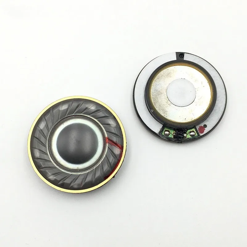 1.5 polegada de alta fidelidade fone de ouvido alto-falante unidade 40mm sobre a orelha fone de ouvido motorista peças reparo 28ohm para bluetooth fone de ouvido diy som bom 2pcs